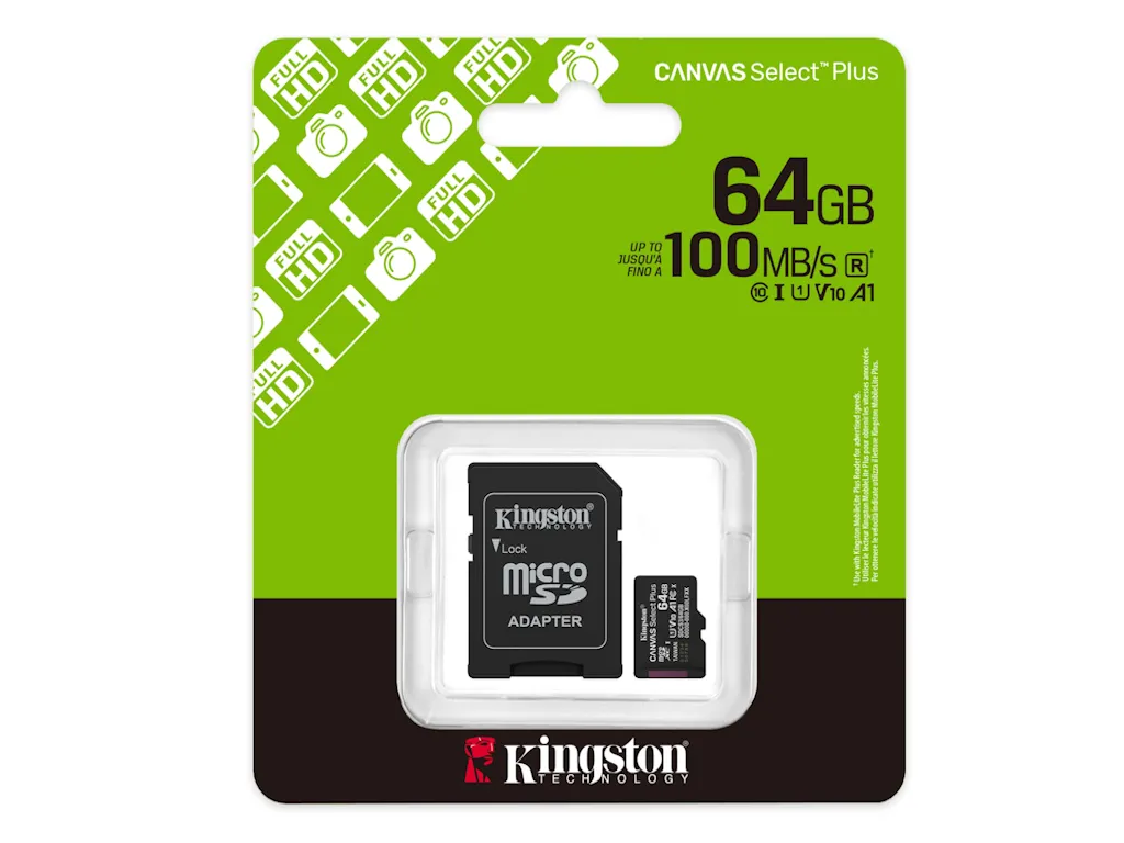 Memorije kartice KINGSTON SDCS3/64GB/microSDXC/64GB/Class10 U1/80MB/s-10MB/s+adapter Slika 3